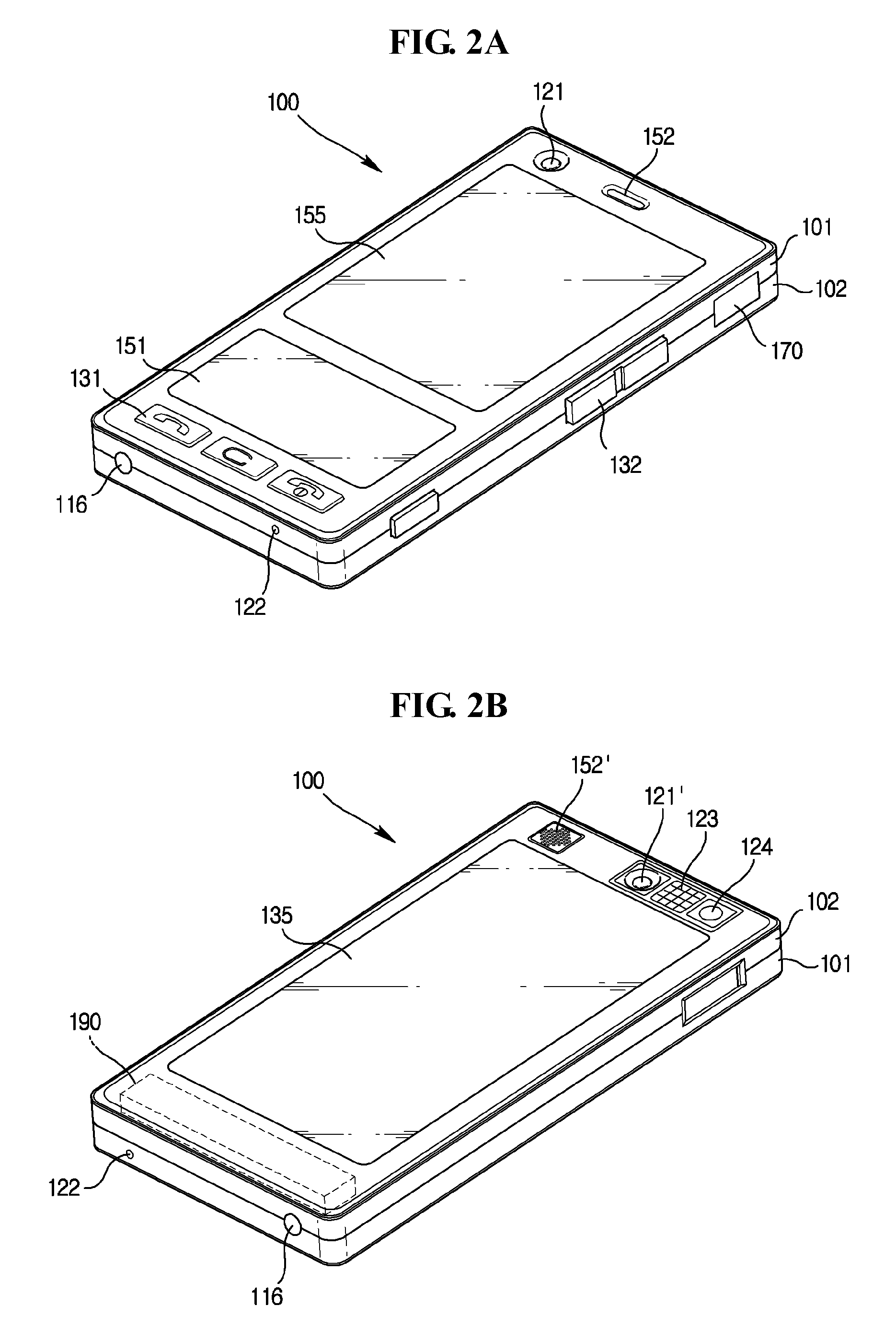 Mobile terminal and method for displaying data in mobile terminal
