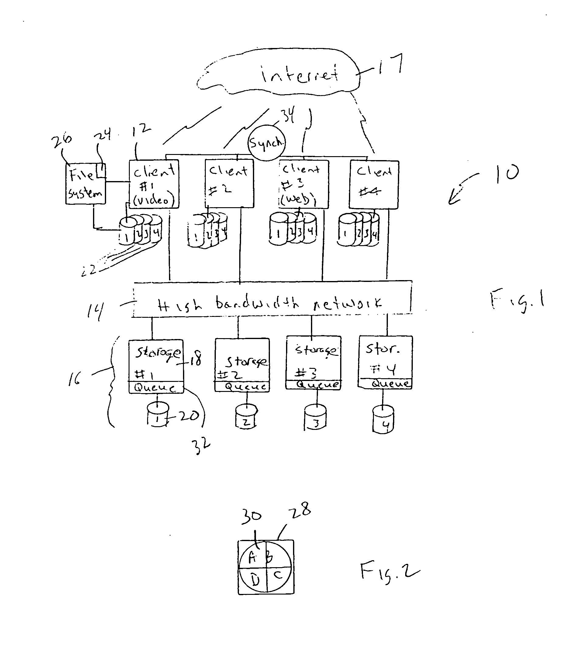 Real-time shared disk system for computer clusters