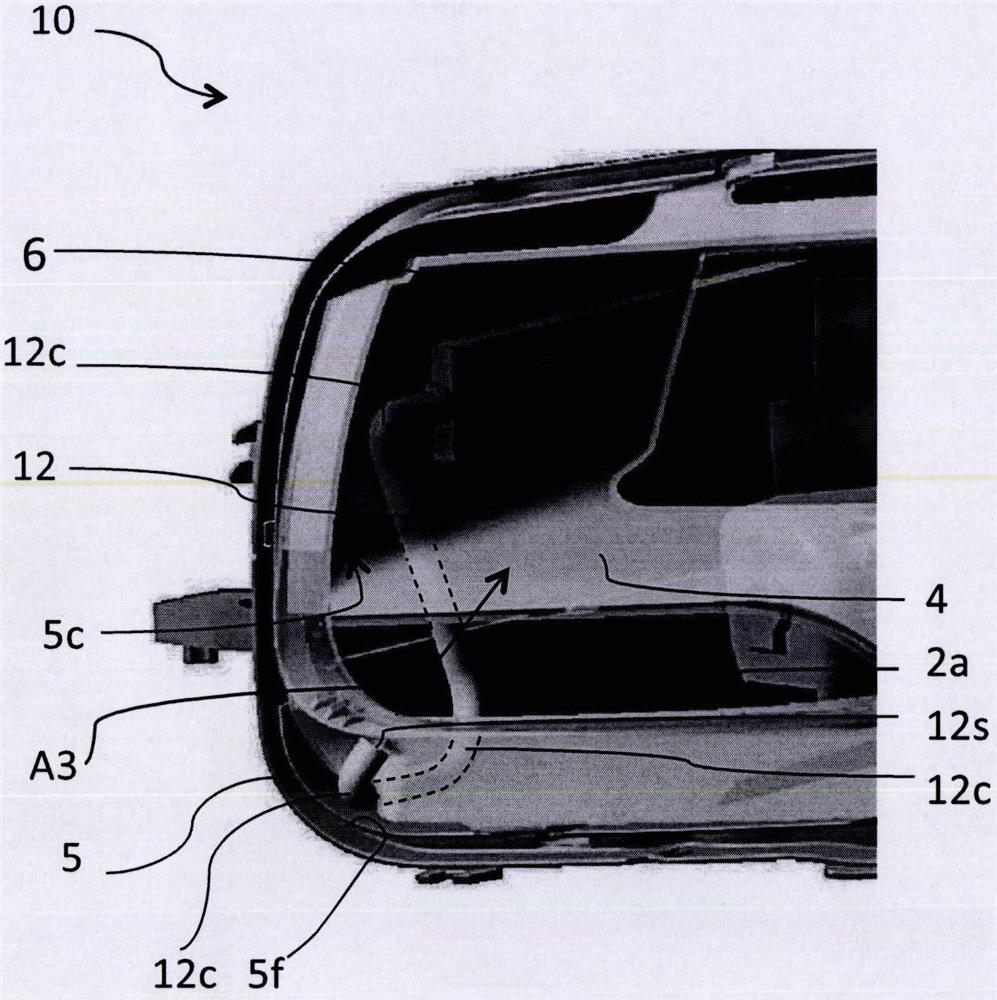 Vehicle headlights with ventilation system