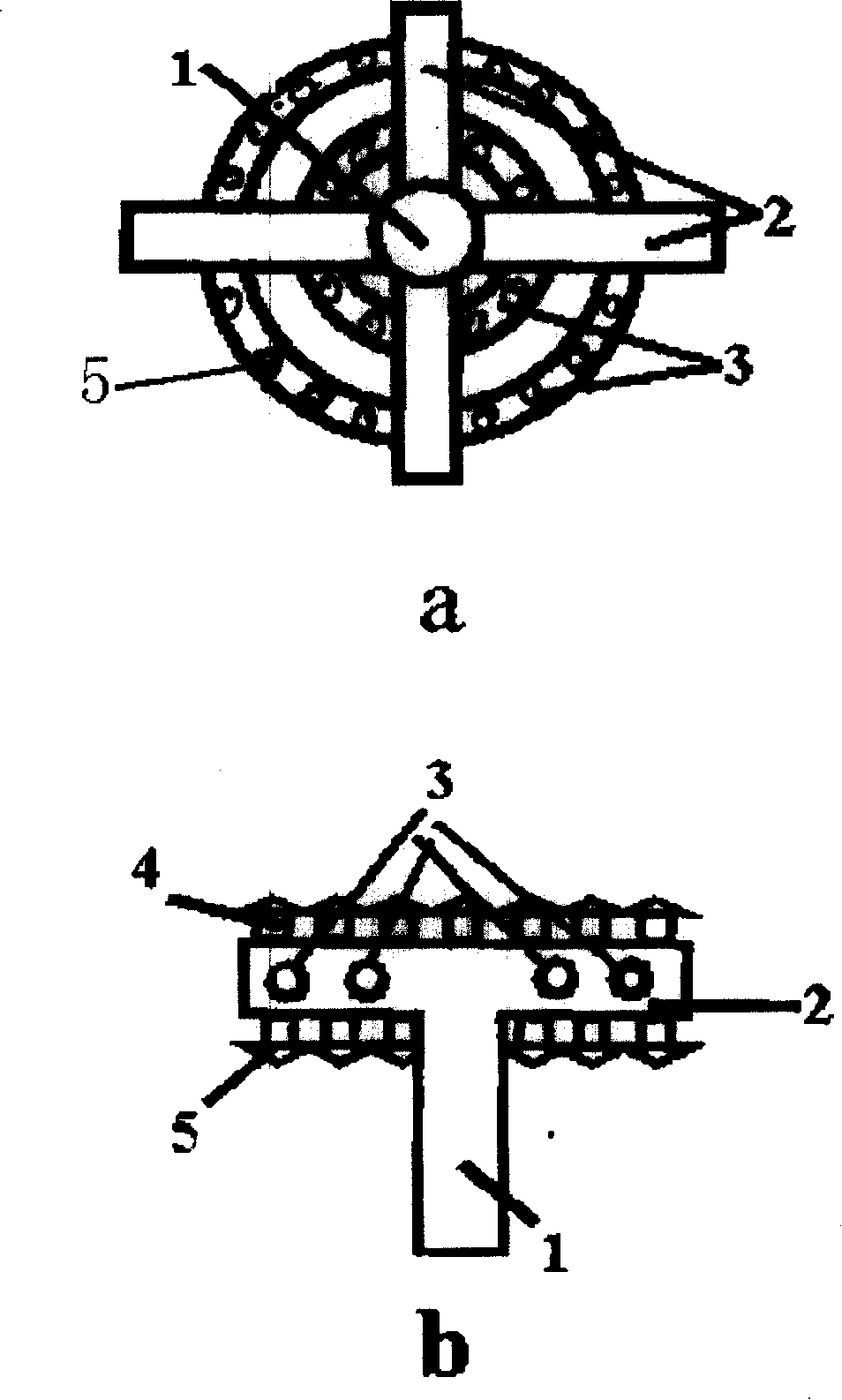 Gas distributor in fluidized bed of aniline synthesis and aniline synthesis method