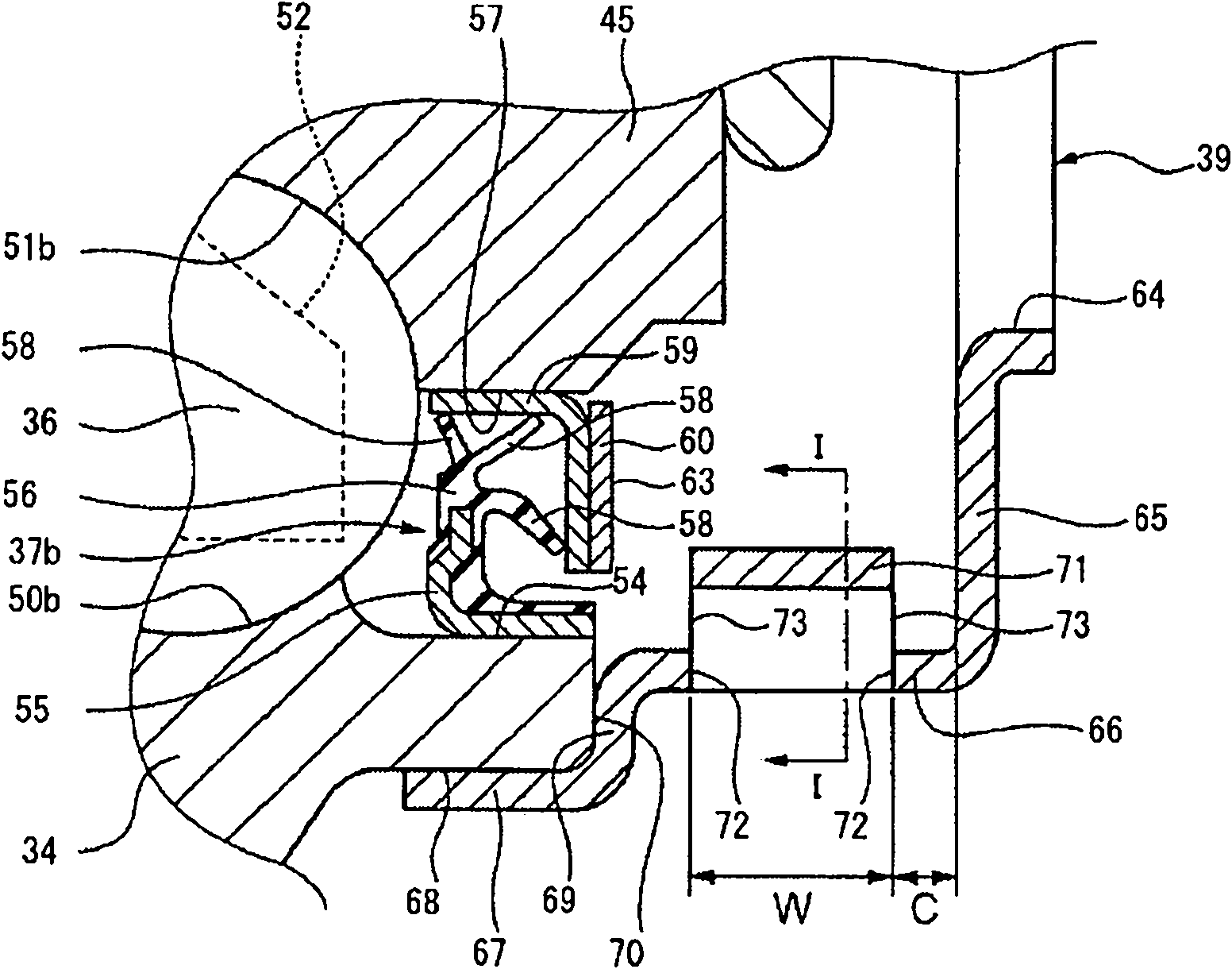 Hub unit bearing