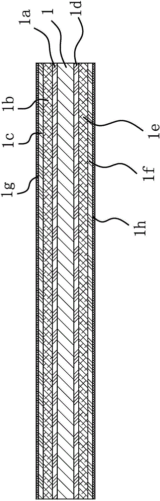 Light and thin high-strength coating fabric and drying device thereof