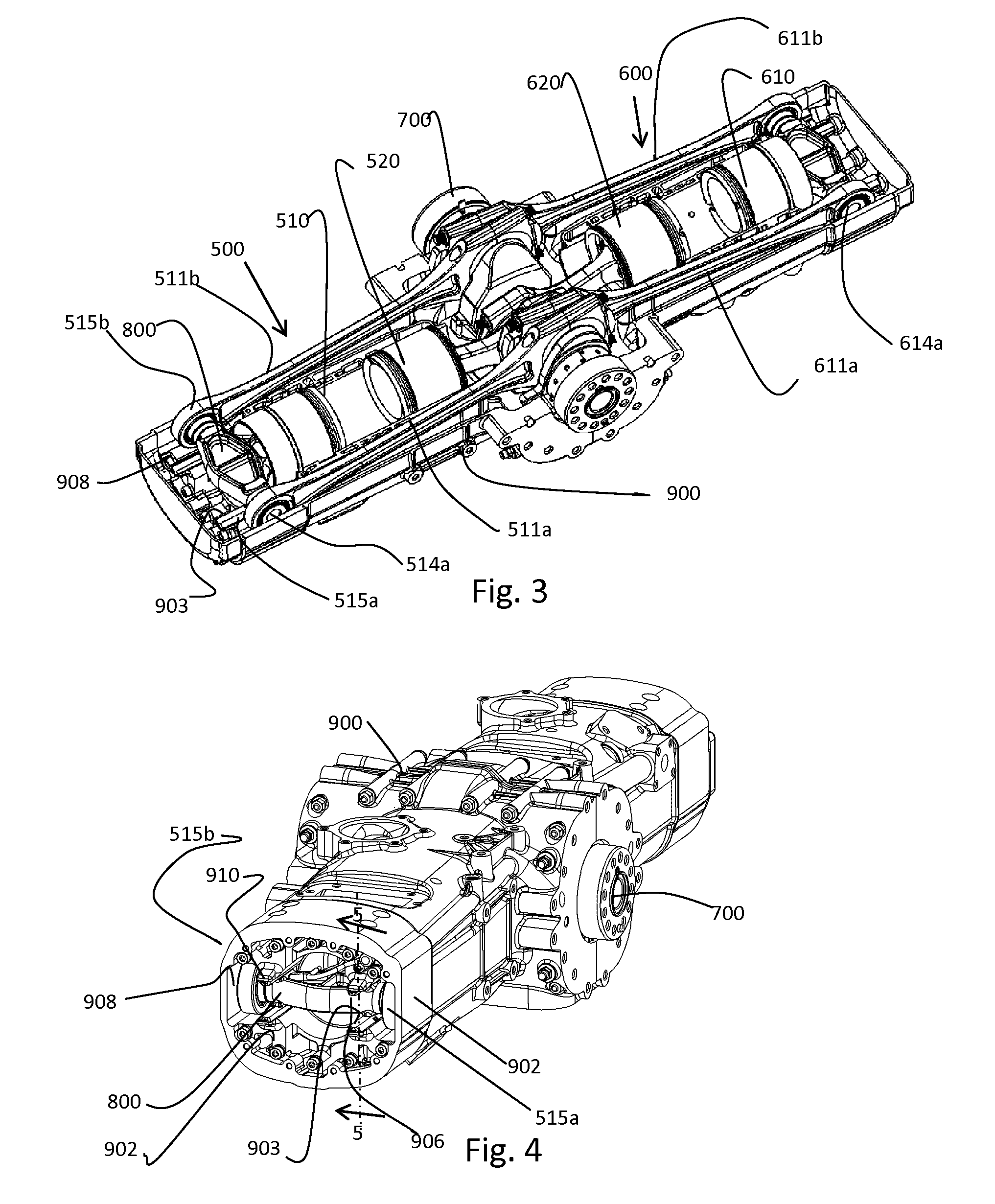 Guided bridge for a piston in an internal combustion engine