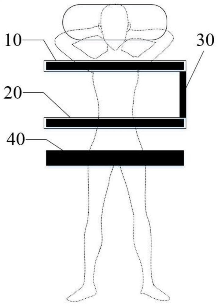 Sleep non-contact electrocardiosignal measuring system