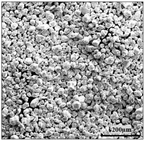 Preparation method of WC-Co hard alloy with average grain size larger than 15 microns