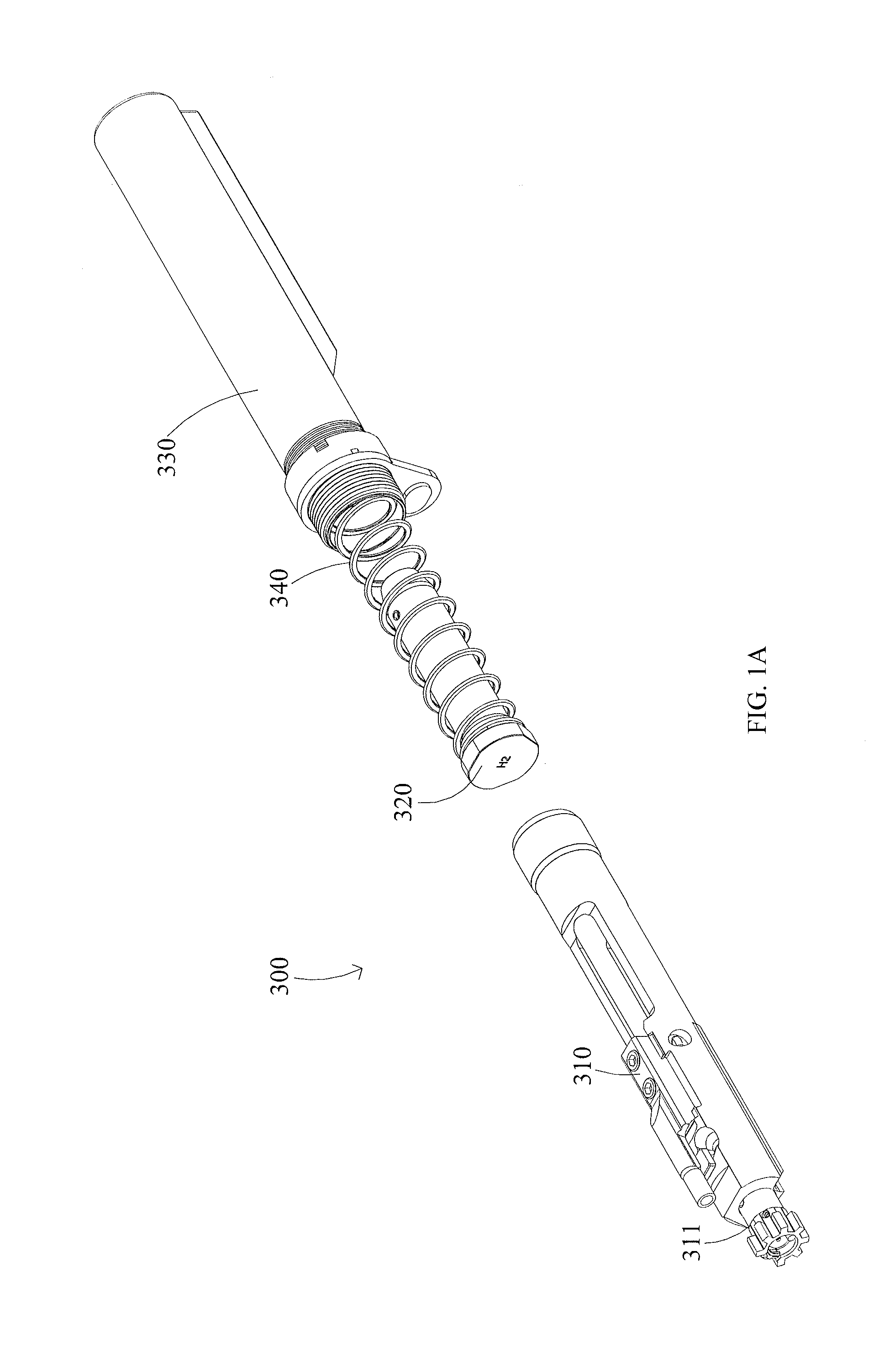 Firearm buffer system and buttstock assembly