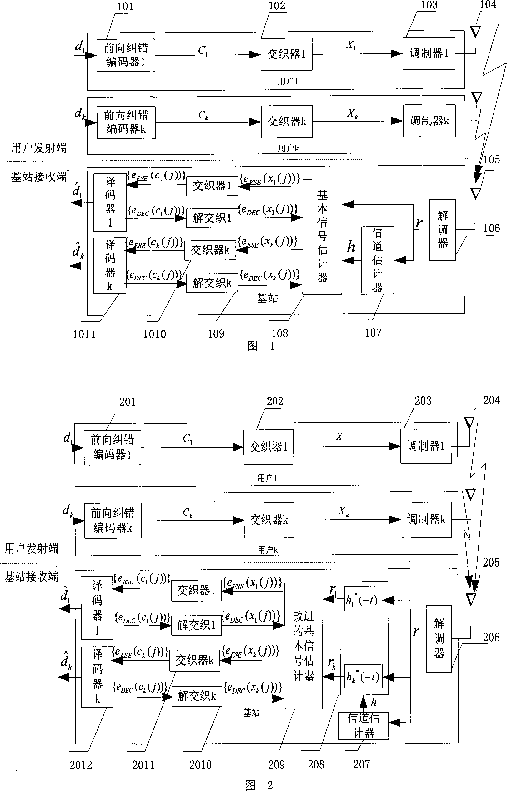 Time division multiplex and time reversal based IDMA wireless communication scheme