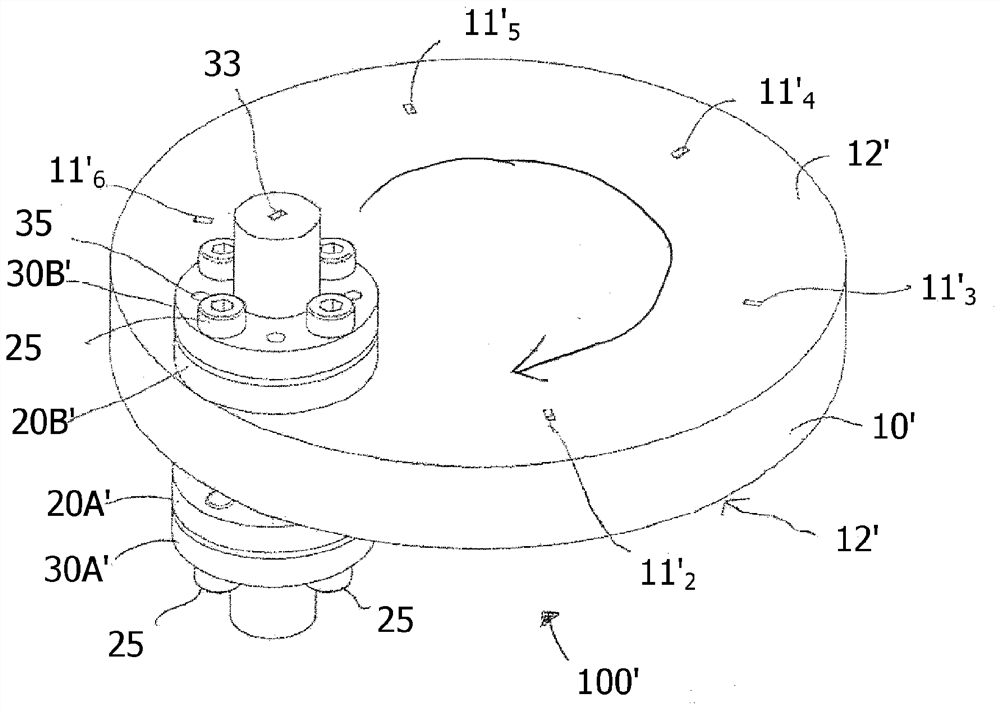 Calibration device and method for microwave analysis or measuring instruments