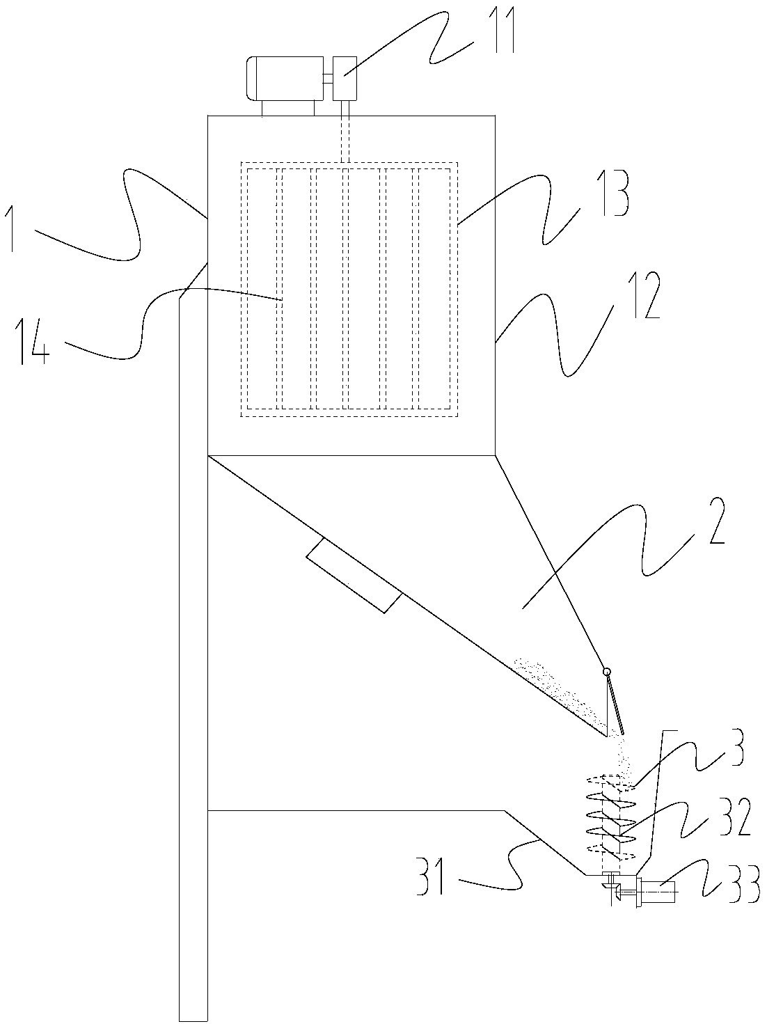 Environment-friendly dust removal device