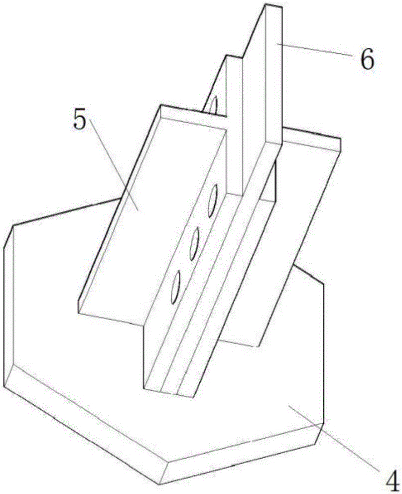 Buckling induction support with combined depressed inducing unit in end part