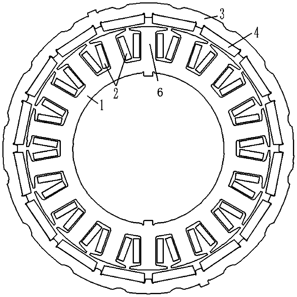 External rotor permanent magnet motor
