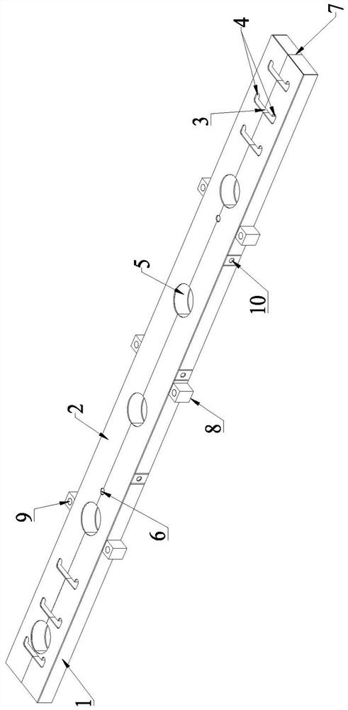 Fabricated building transfer floor steel bar positioning fixture and construction method thereof