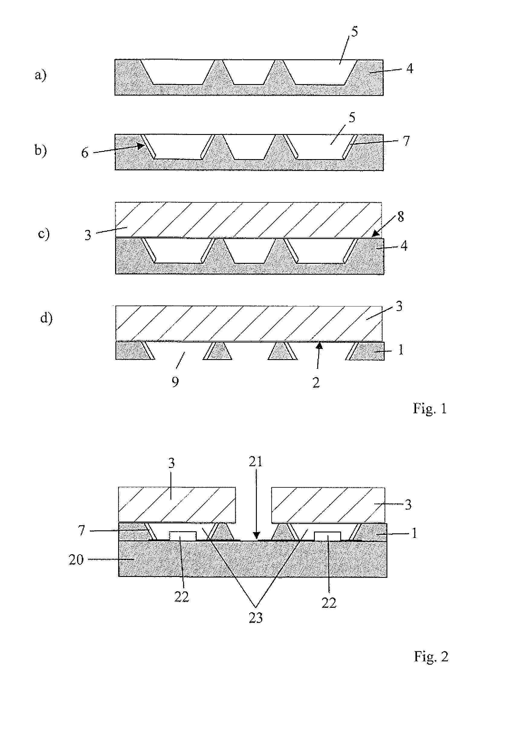 Method for manufacturing an arrangement with a component on a carrier substrate, an arrangement and method for manufacturing a semi-finished product, and a semi-finished product