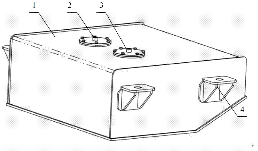 High-volume utilization rate fuel tank