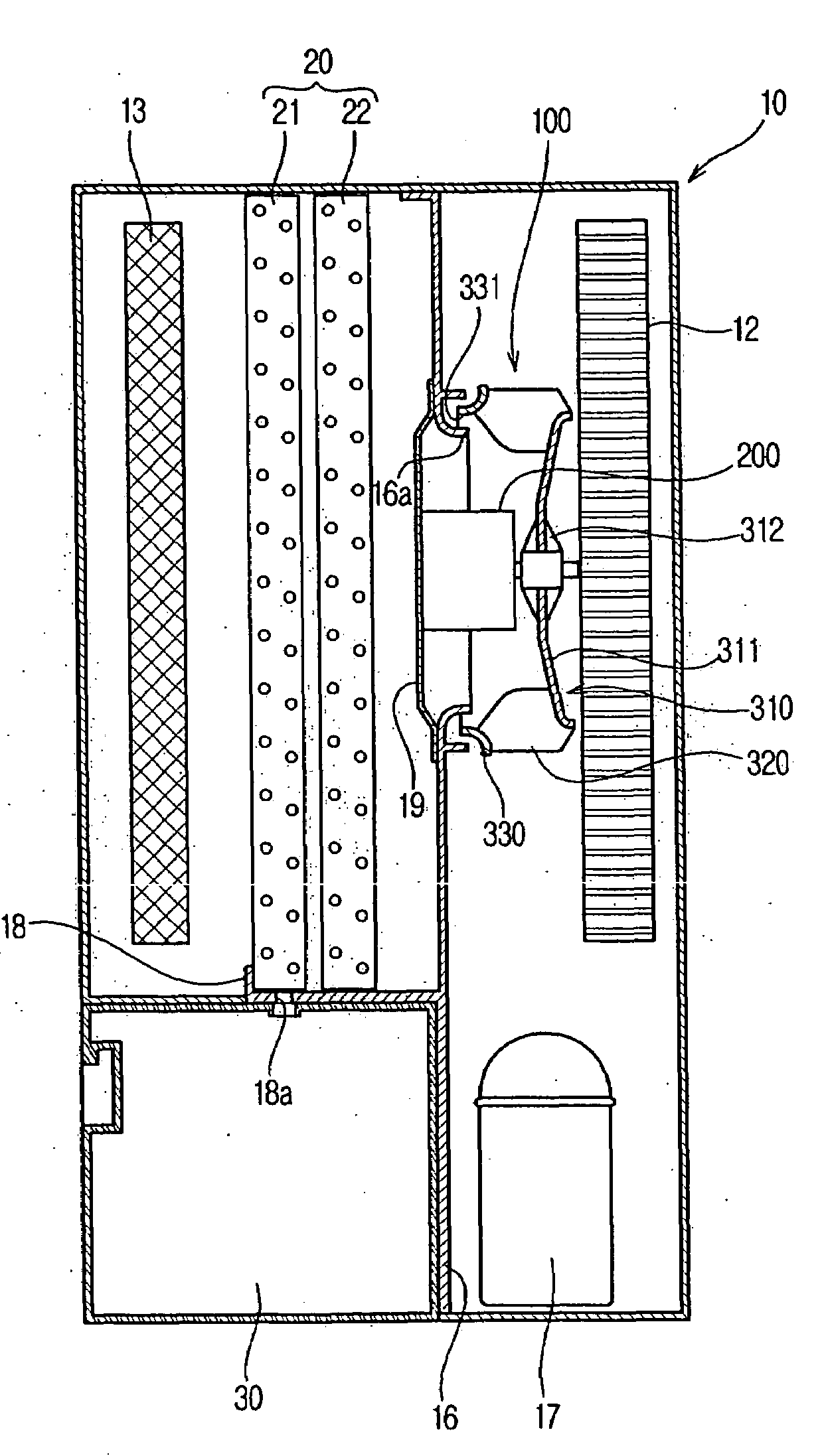 Dehumidifier and centrifugal blower thereof
