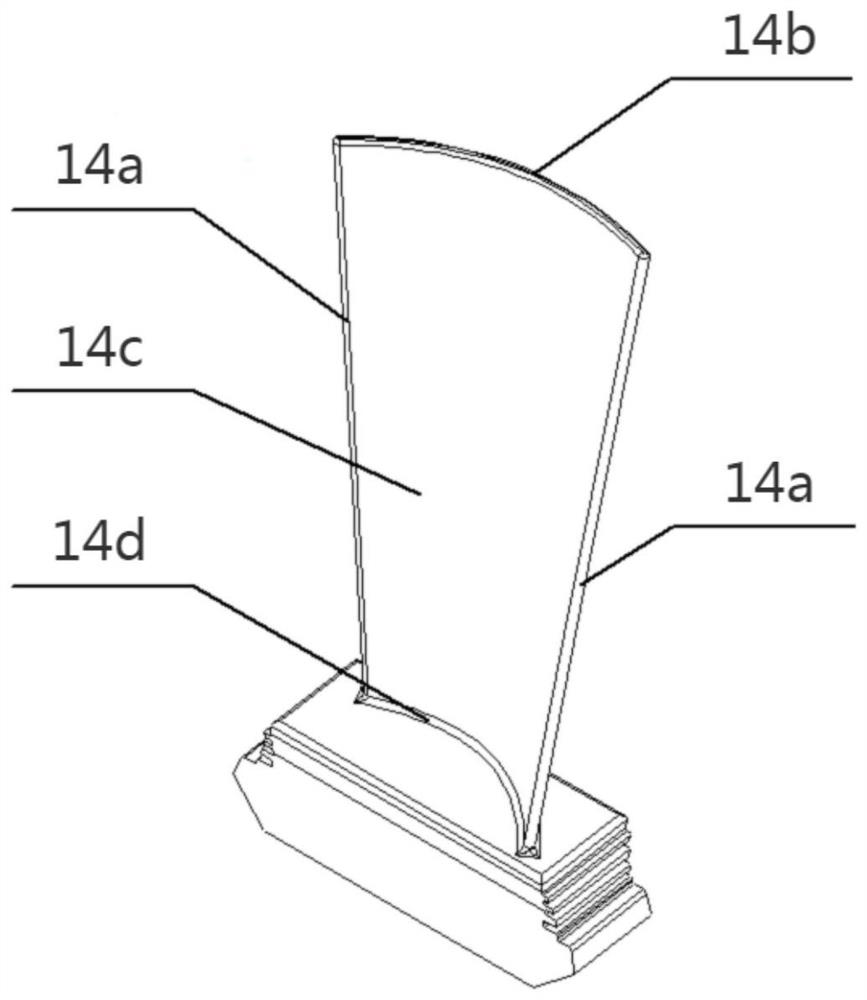 Grinding and polishing device for aeroengine blade finishing