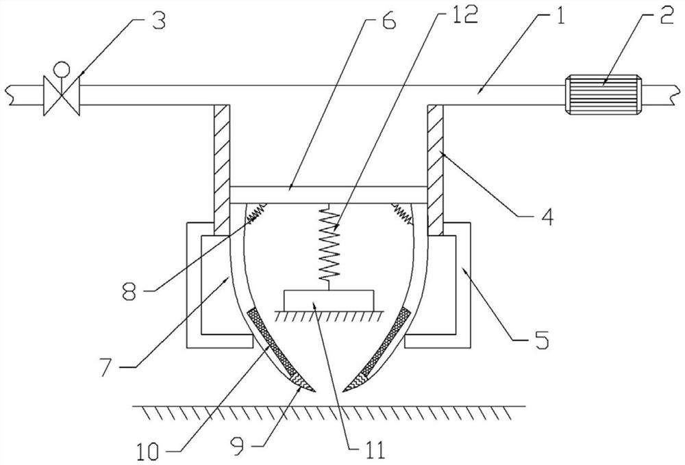 A garden irrigation device