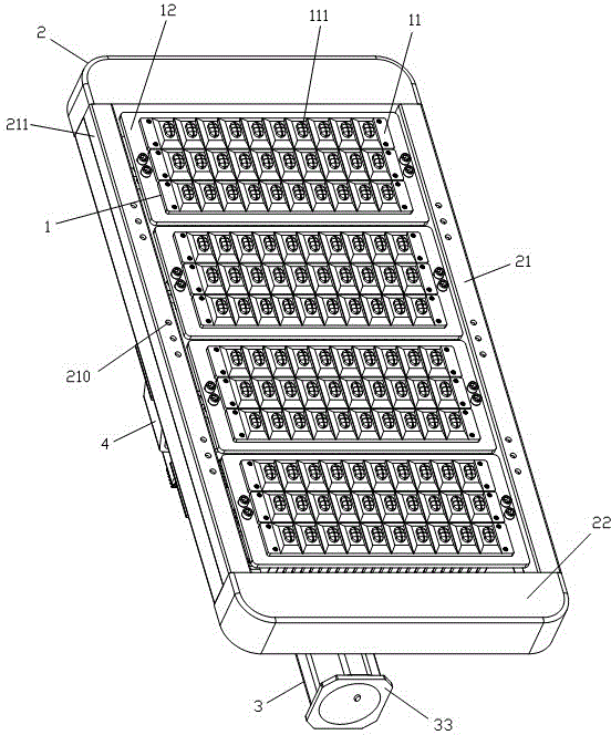 LED (light emitting diode) street lamp