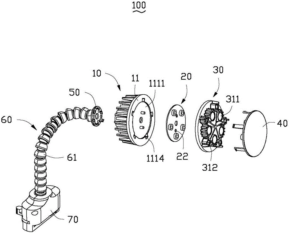 LED projection lamp