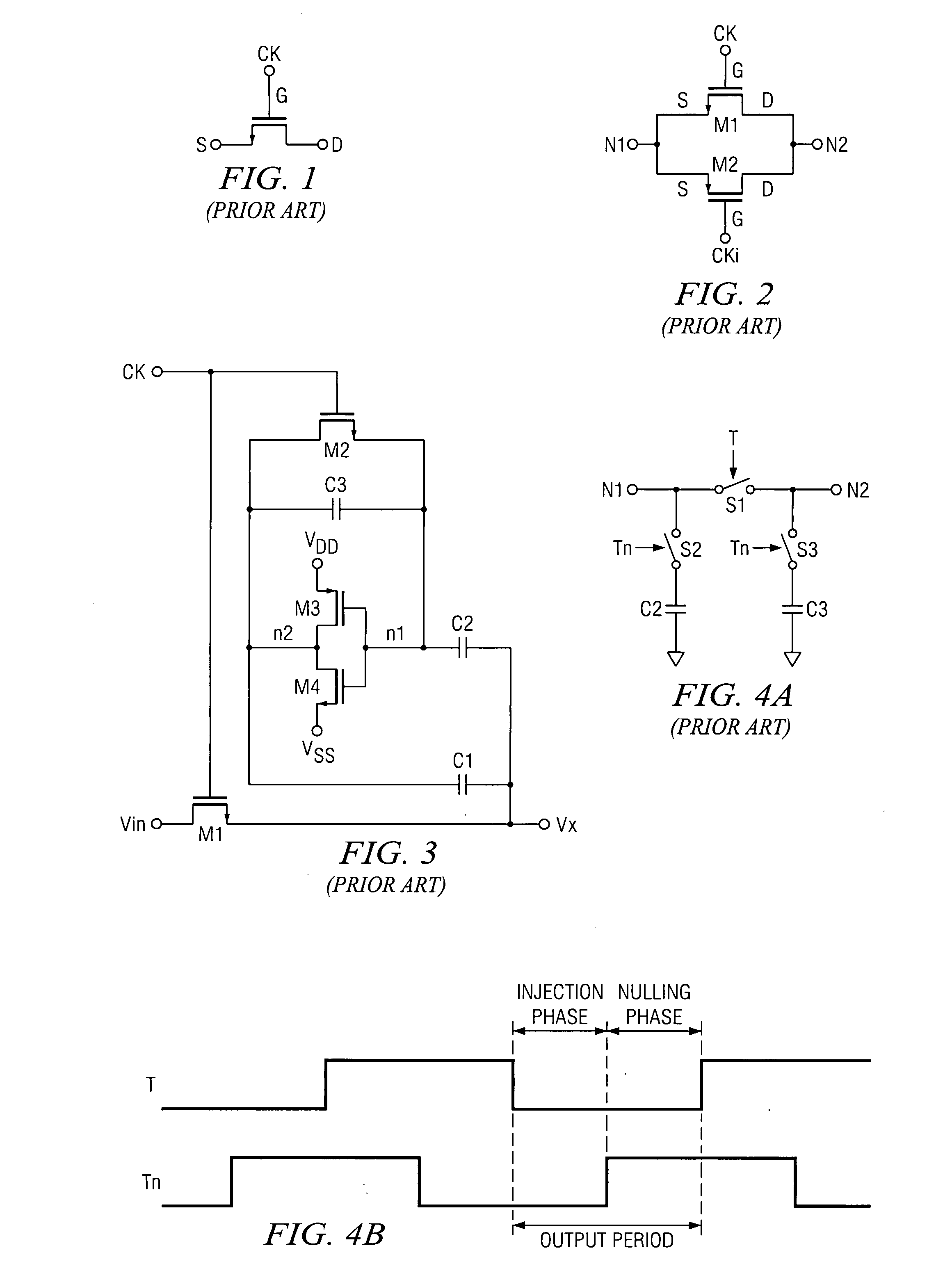 Circuit and method for reducing charge injection and clock feed-through in switched capacitor circuits