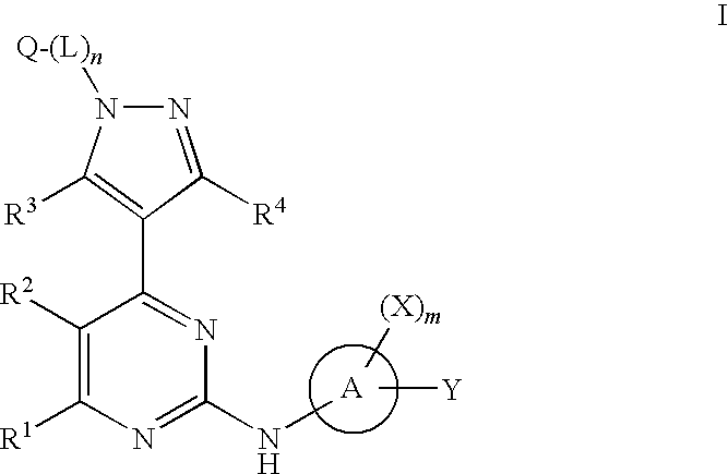 4-pyrazolyl-N-arylpyrimidin-2-amines and 4-pyrazolyl-N-heteroarylpyrimidin-2-amines as janus kinase inhibitors