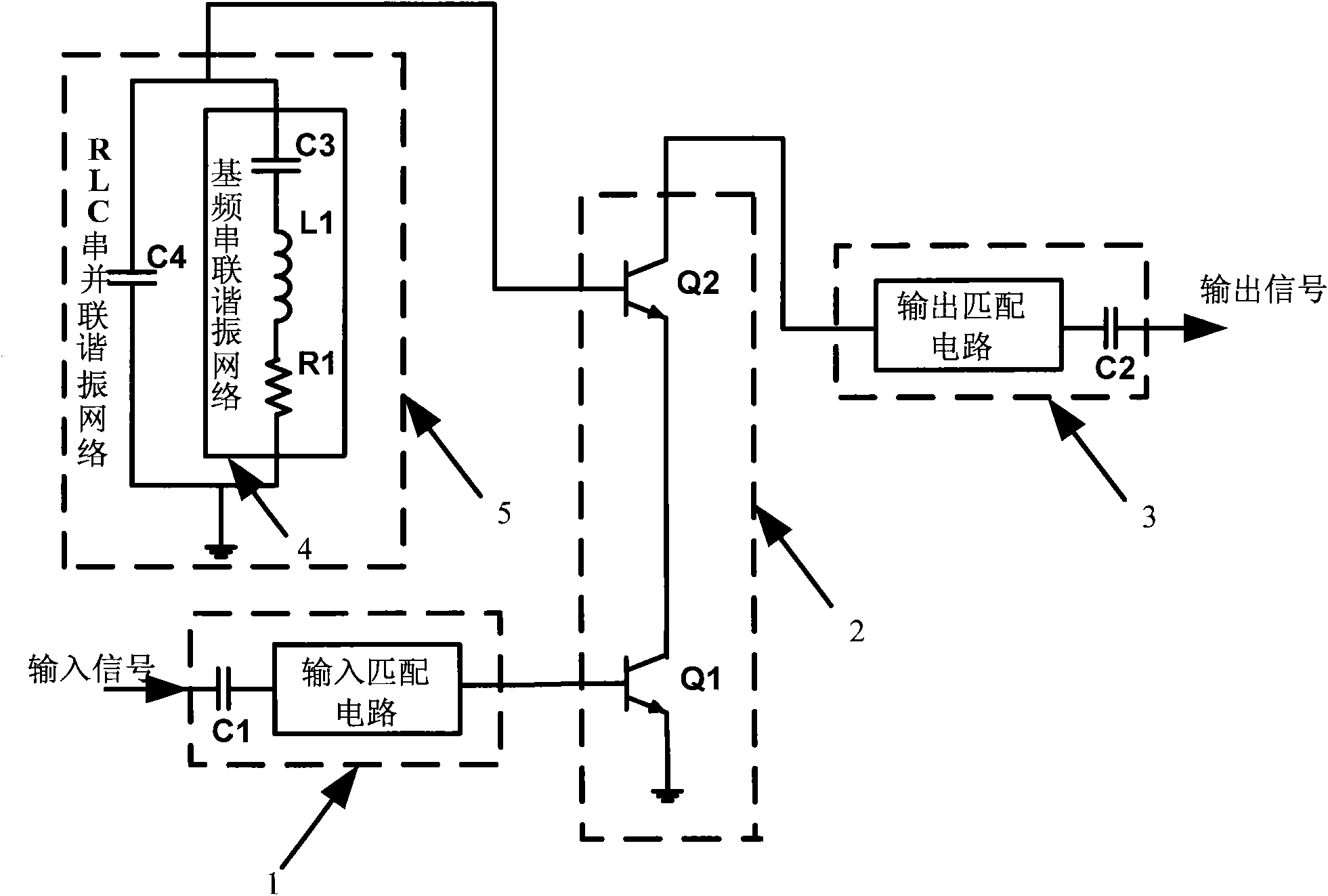 Radio-frequency CASCODE structure power amplifier with improved linearity and power added efficiency