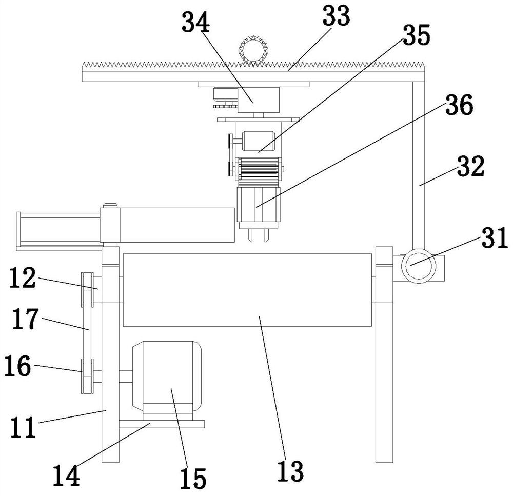 Bearing ring machining feeding device