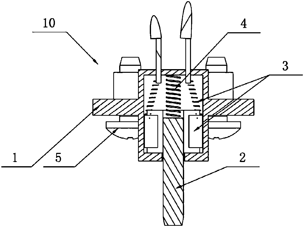 Thread chip filter locking structure and washing machine