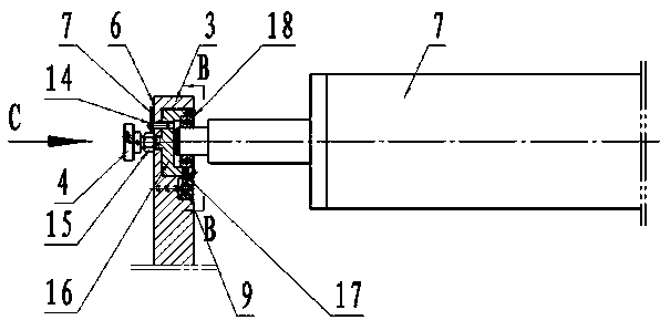 A tilting plate adjustment mechanism based on web rotary printing press