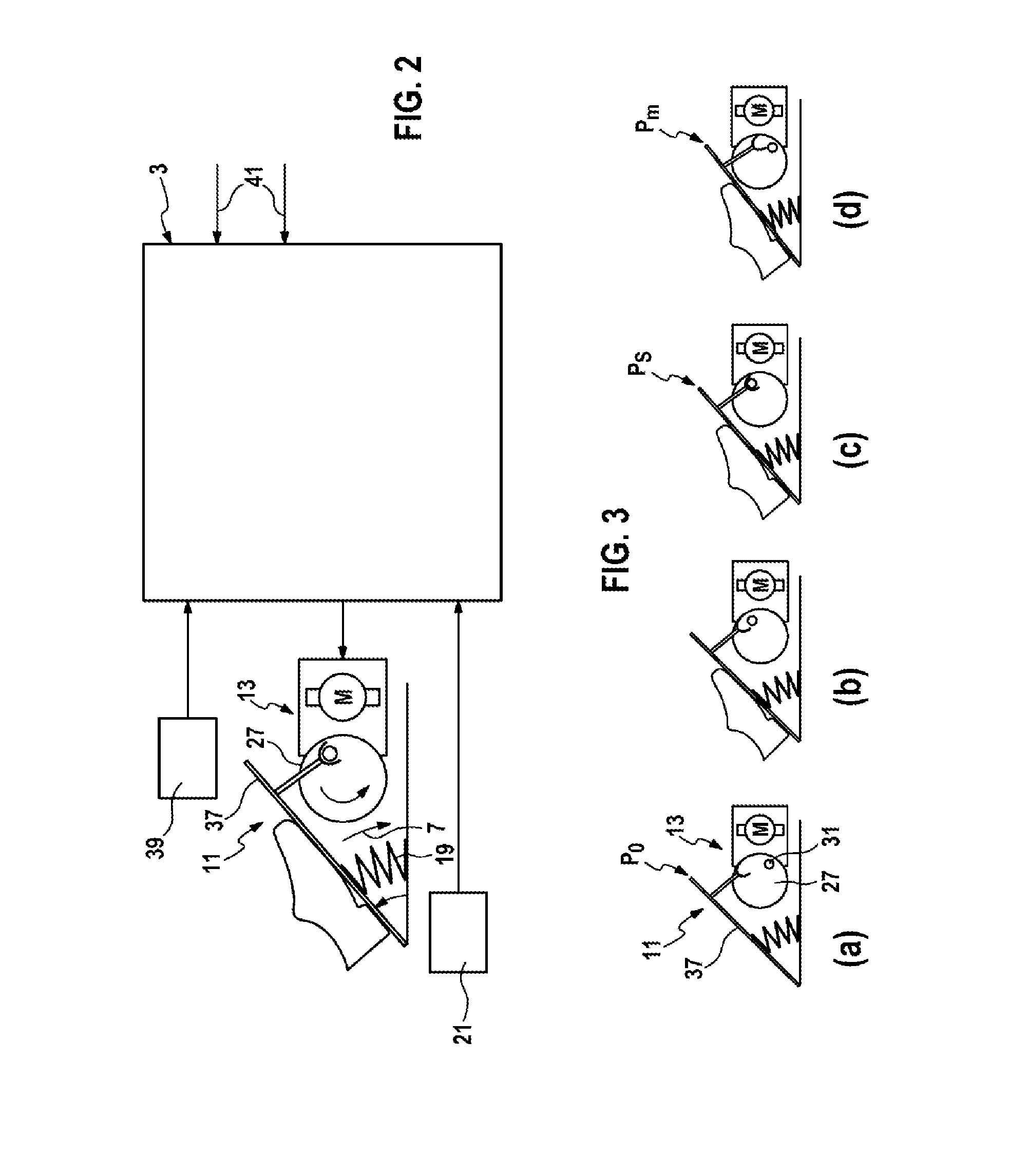 Method and control device for controlling foreseeable haptically perceivable signals in an acceleration pedal of a motor vehicle
