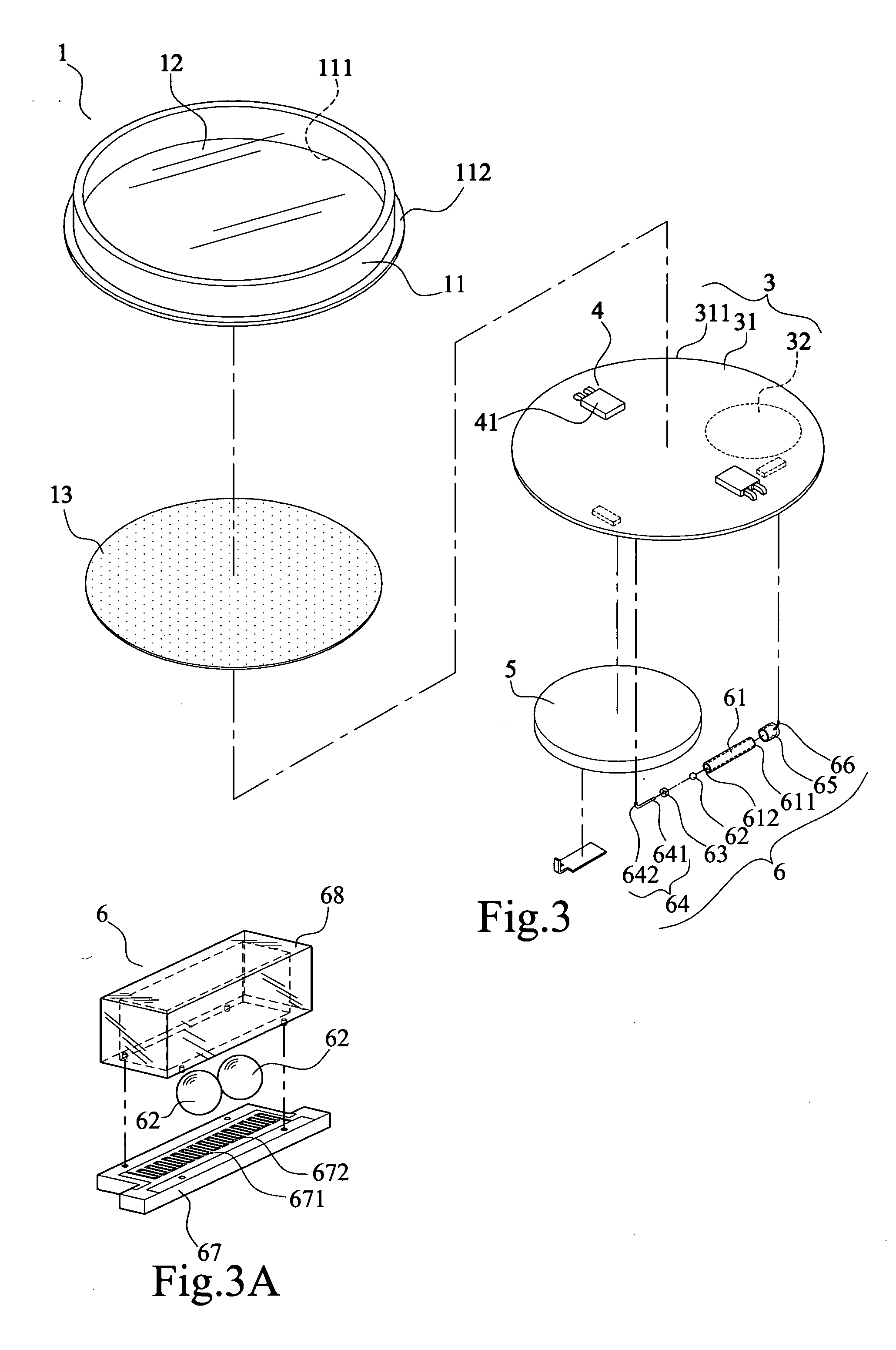 Vibrating and twinkling LED backlighting device