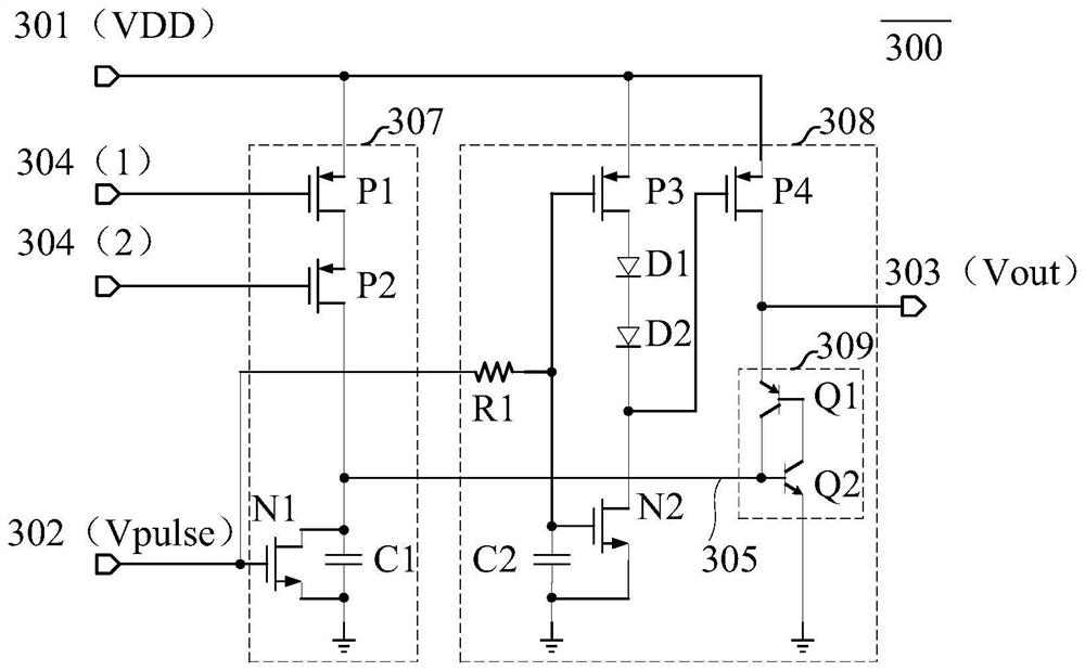 Low-temperature drift time-delay circuit