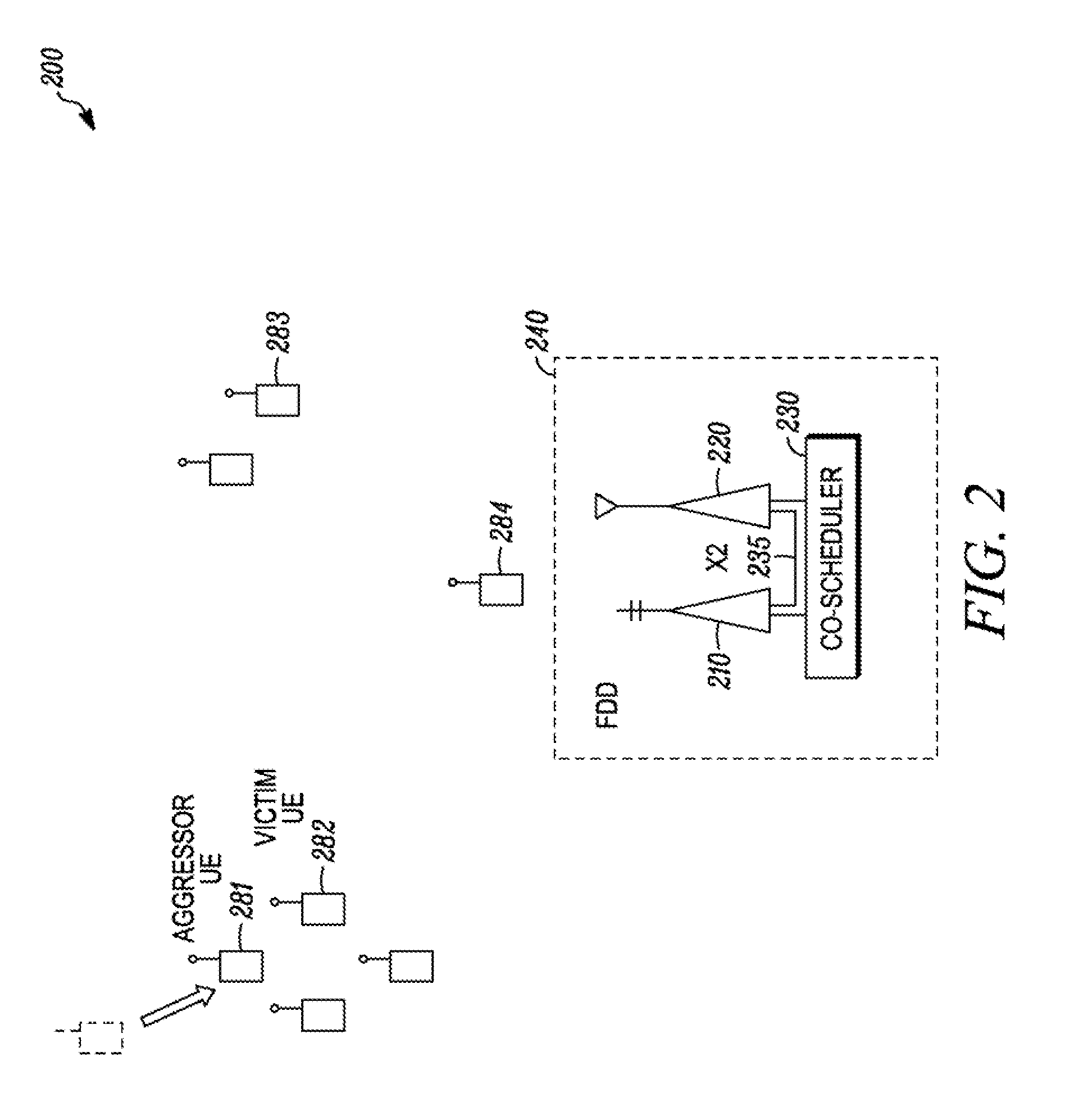 Method and Apparatus for Multi-Radio Coexistence on Adjacent Frequency Bands