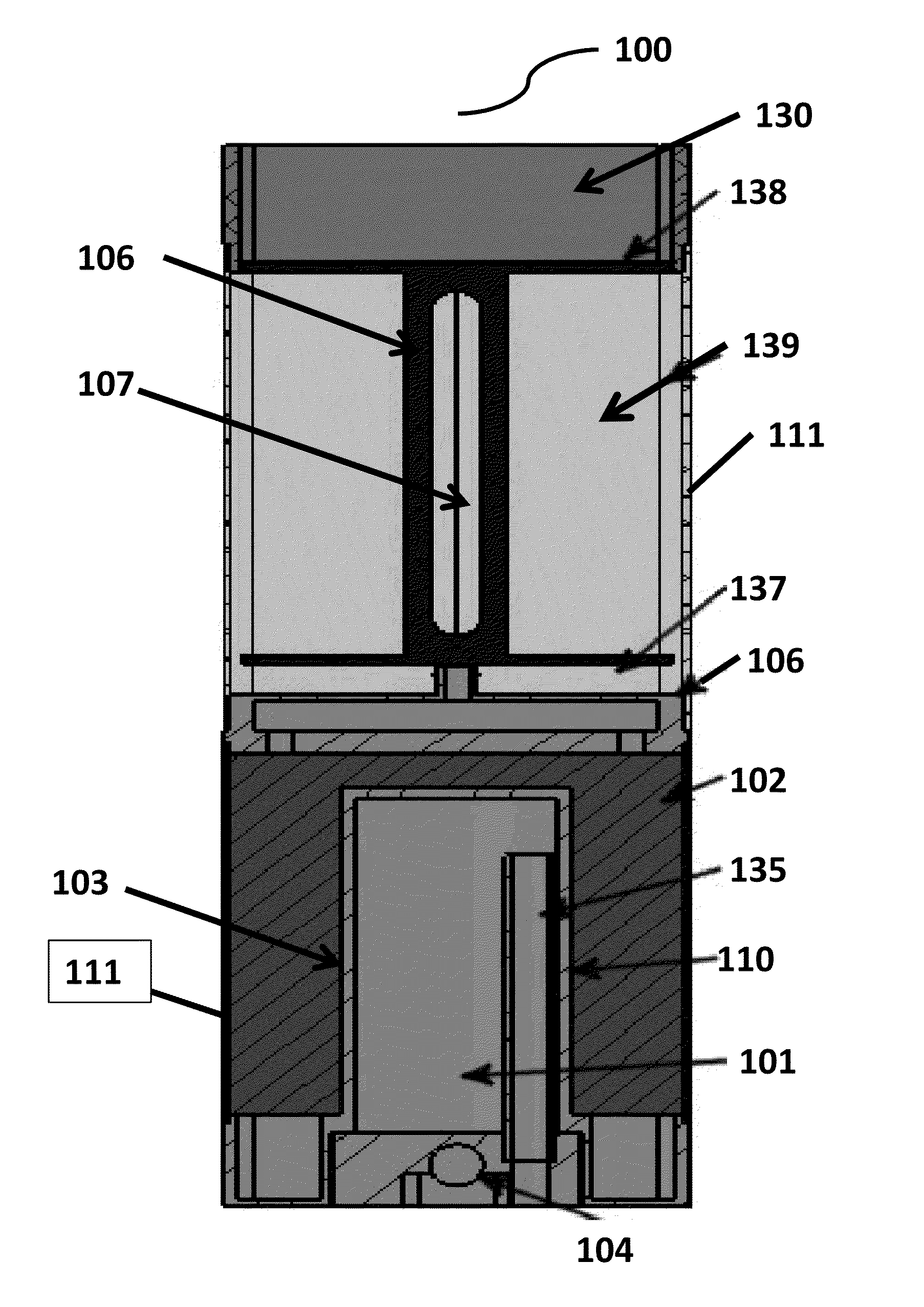 Thermal hydrogen generator using a metal hydride and thermite