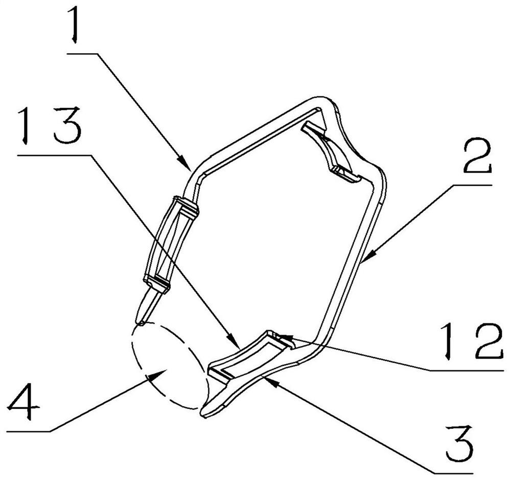 Elastic check ring for opening part of sliding universal joint and manufacturing method of elastic check ring