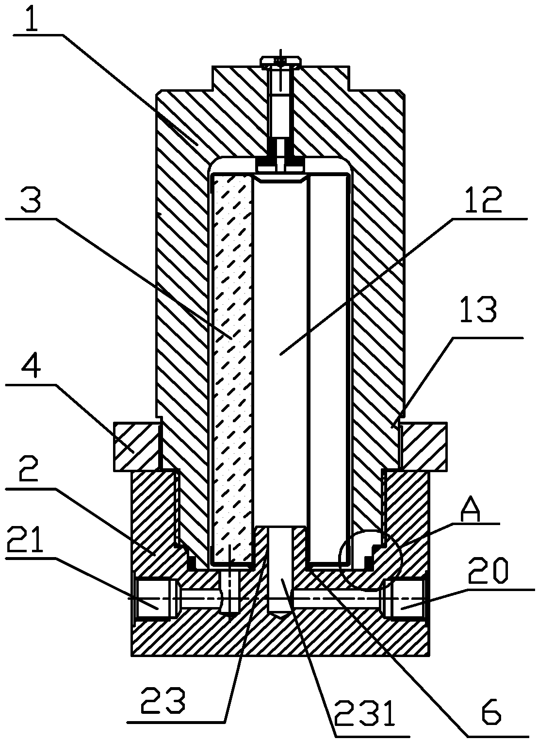 Multi-seal ultrahigh pressure oil way filter