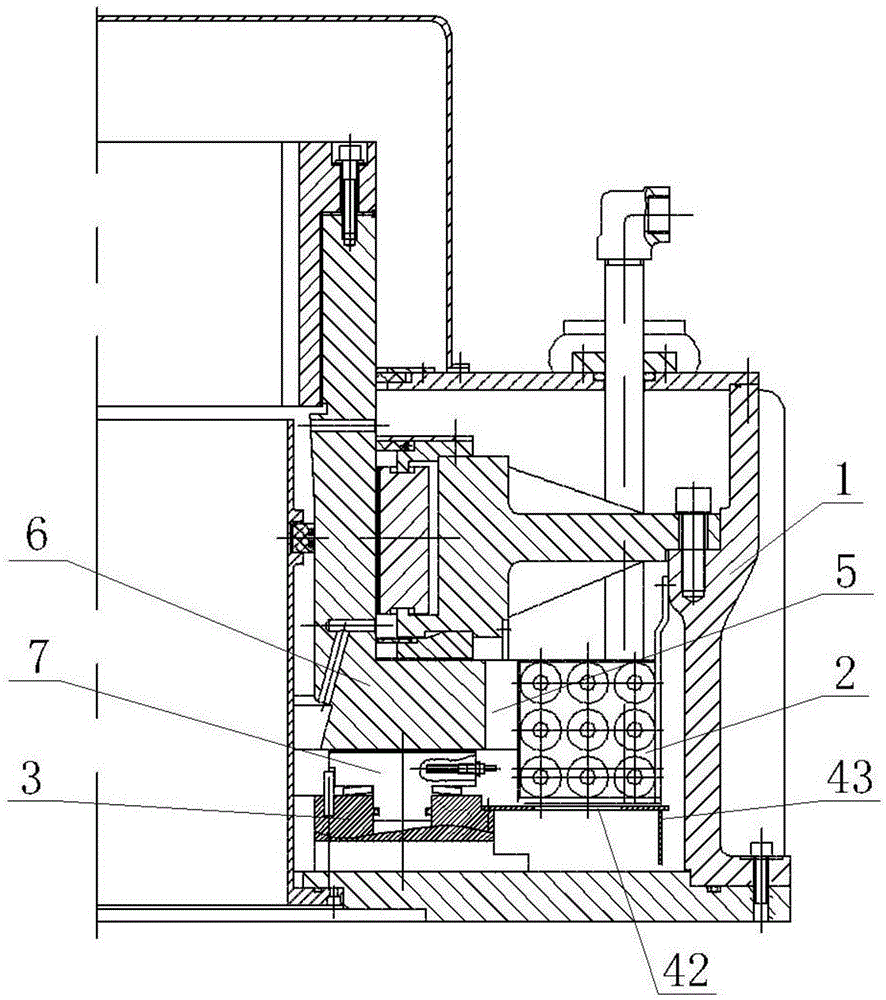 Reinforced bearing cooling device