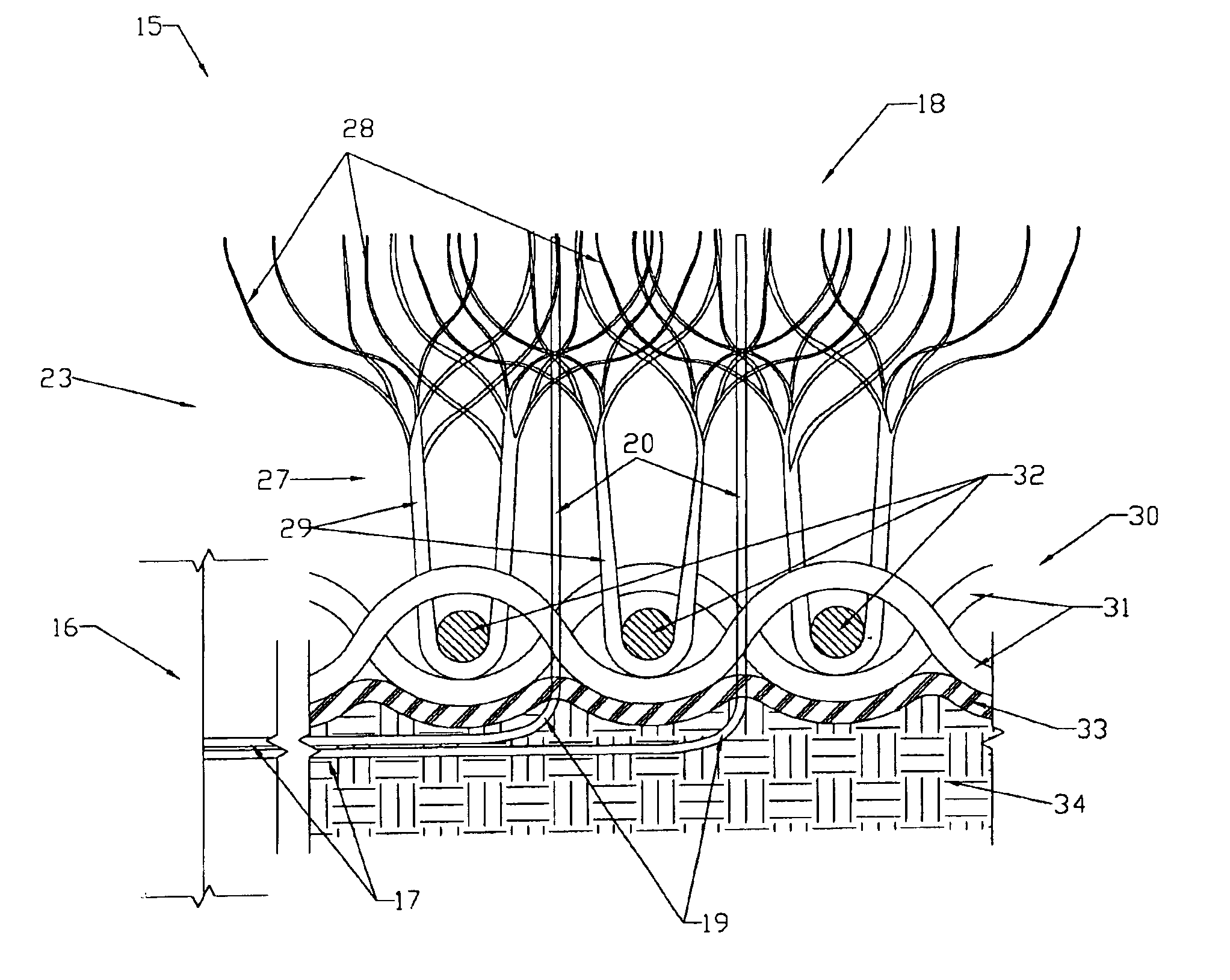 Optically marked surface