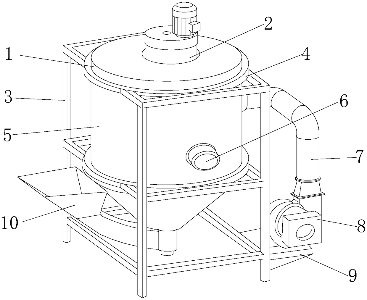 Boiler tea leaf dryer