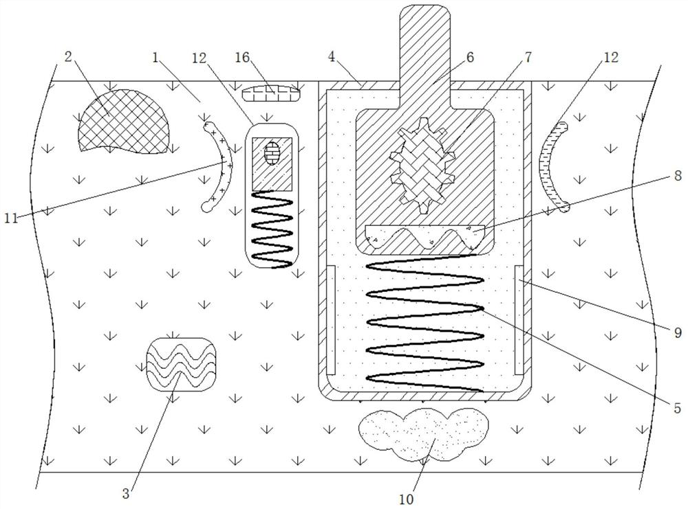 Mold capable of automatically demolding used for automobile parts