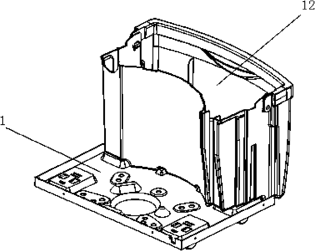 Guide shell structure of dehumidifier