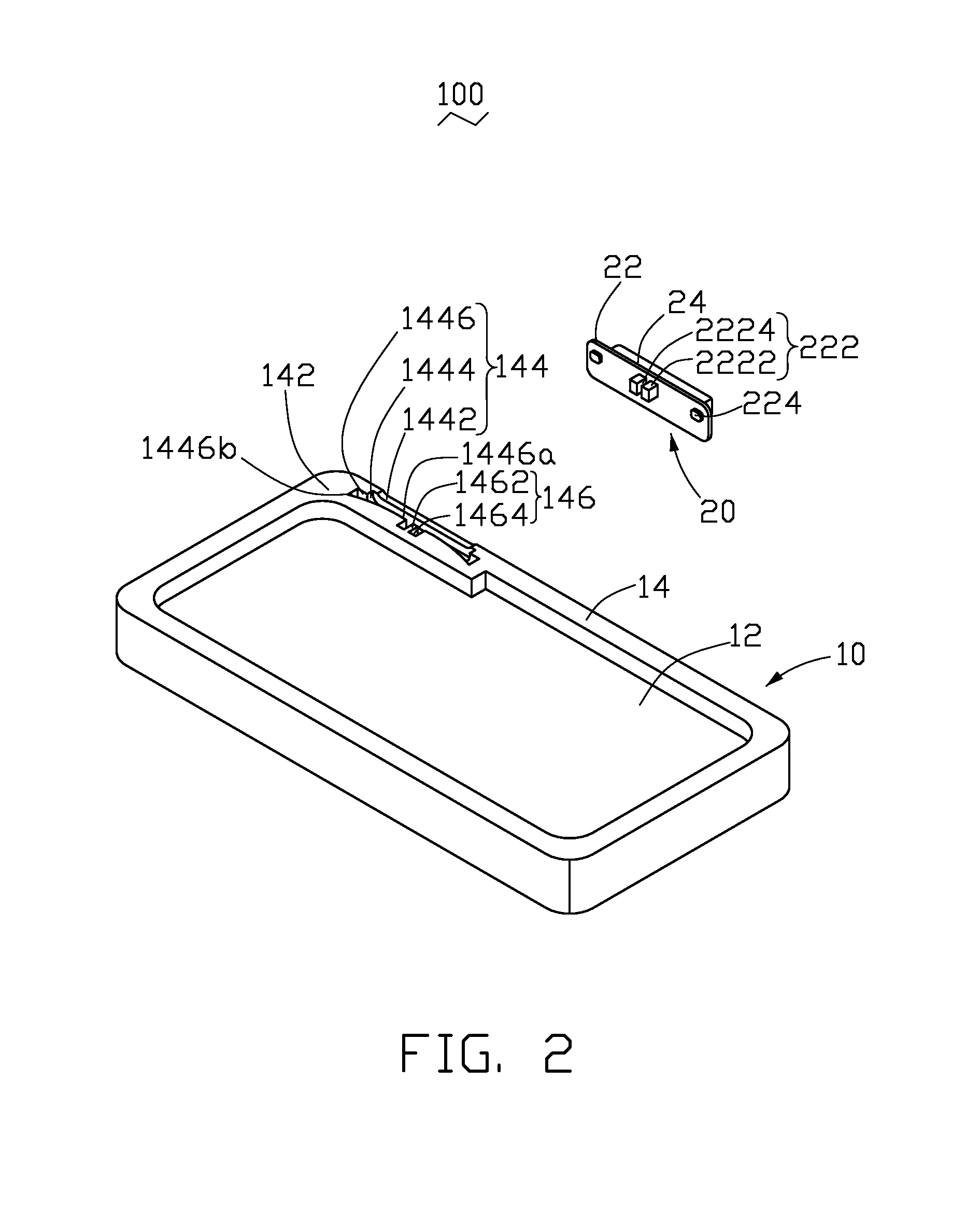 Key structure for portable electronic devices