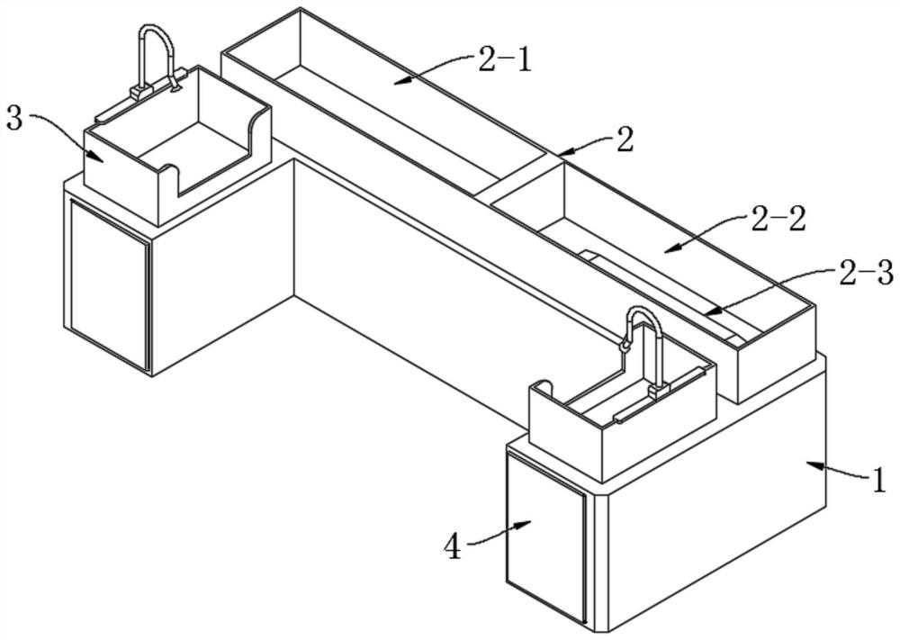 Tool disinfection device for gynecological clinical operation