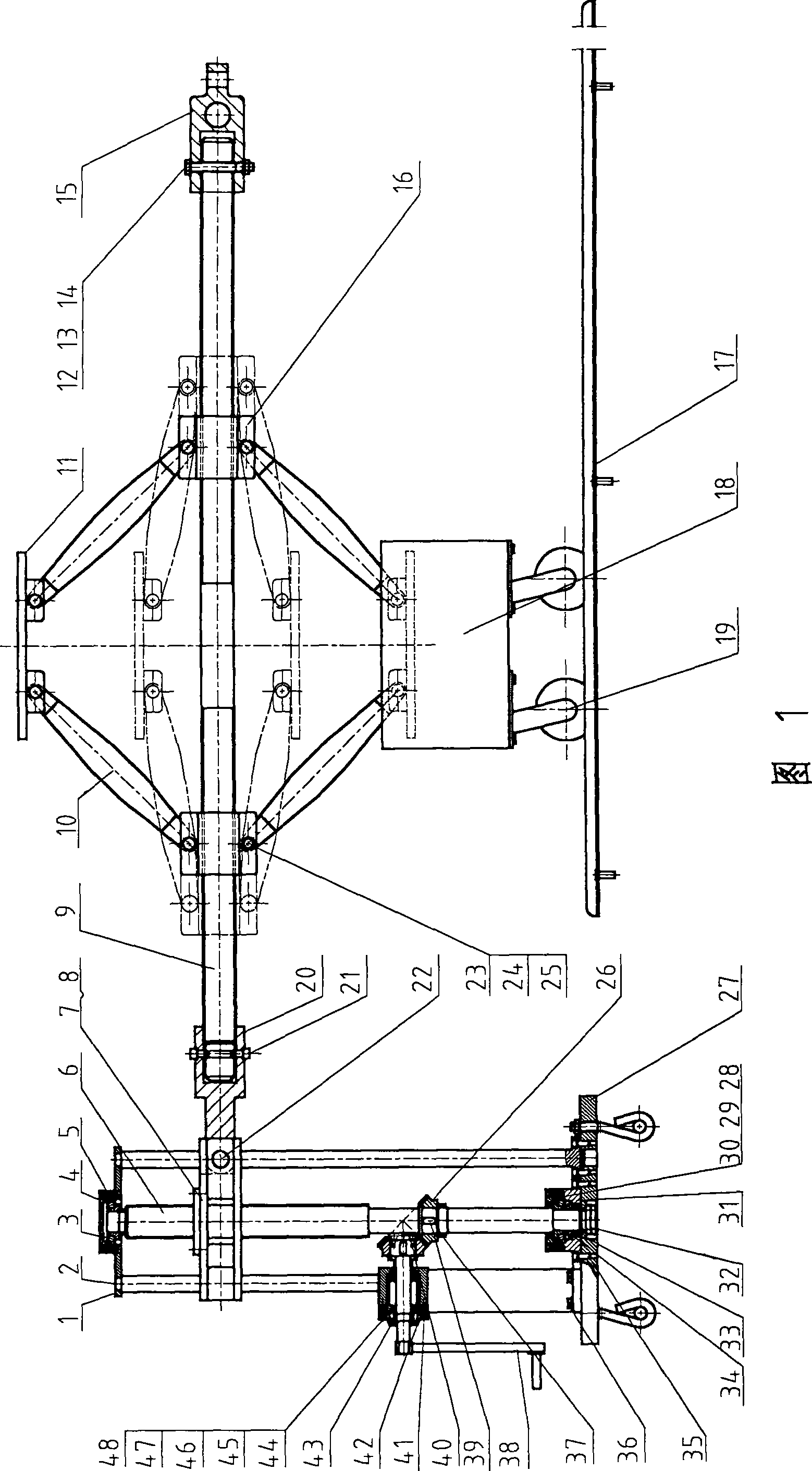 Internal-swelling type stator hoisting special purpose tools