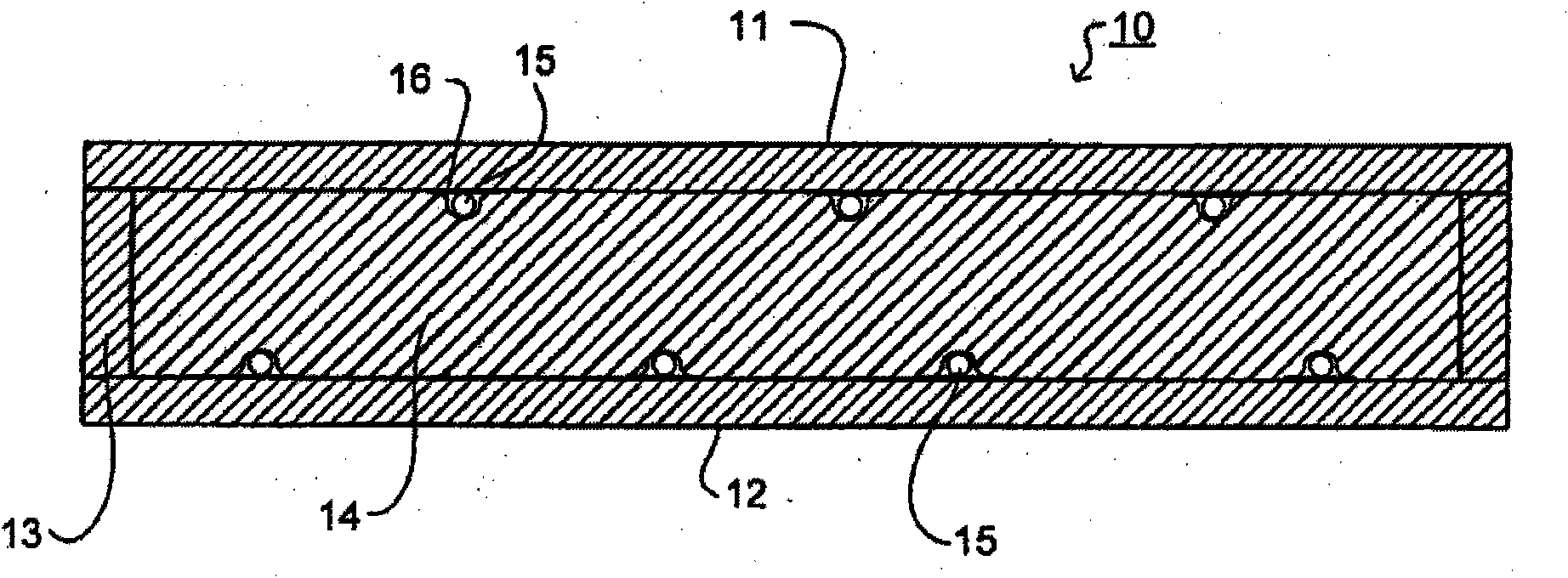 Improved structural sandwich plate panels and methods of making the same