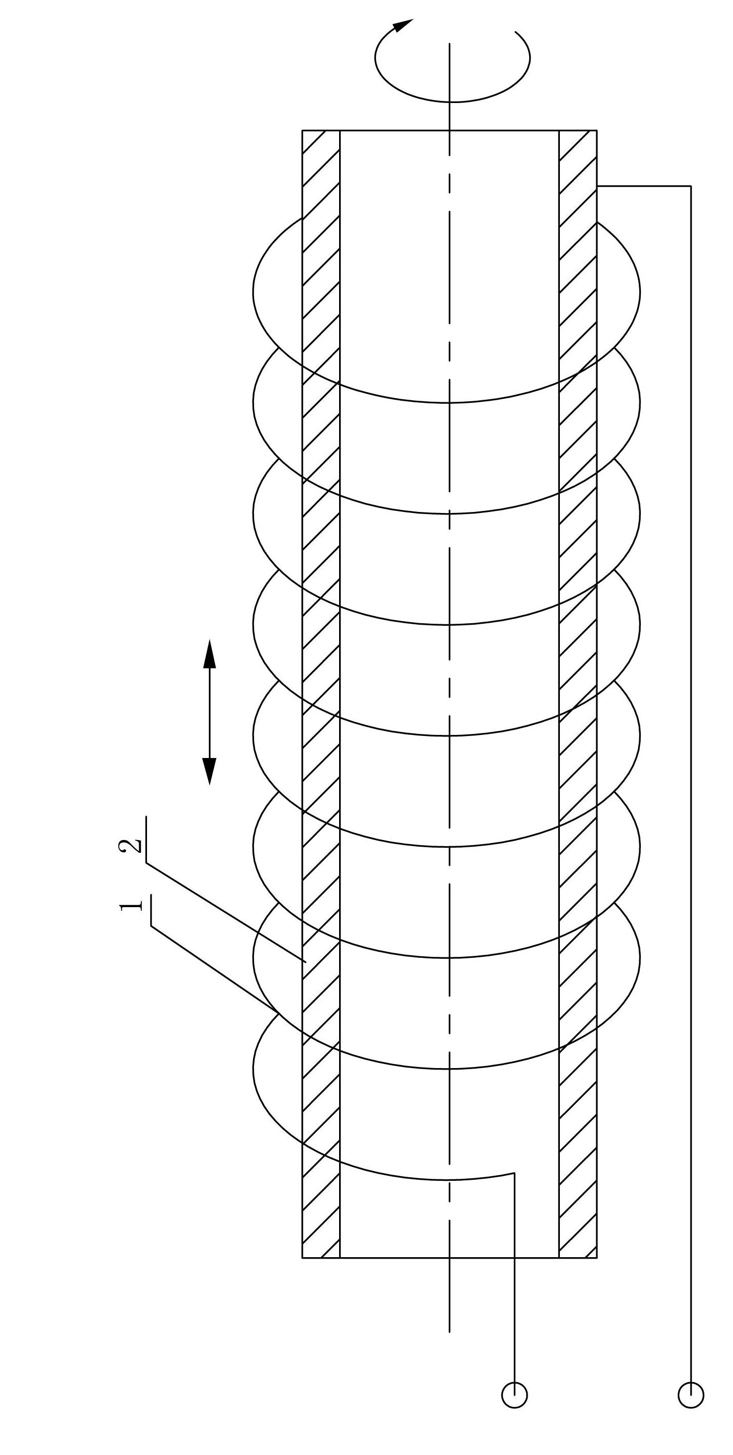 Rapid uniform heating method for metal tube