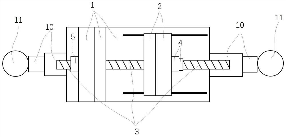 A clamping device for DR equipment suitable for complex environments on site