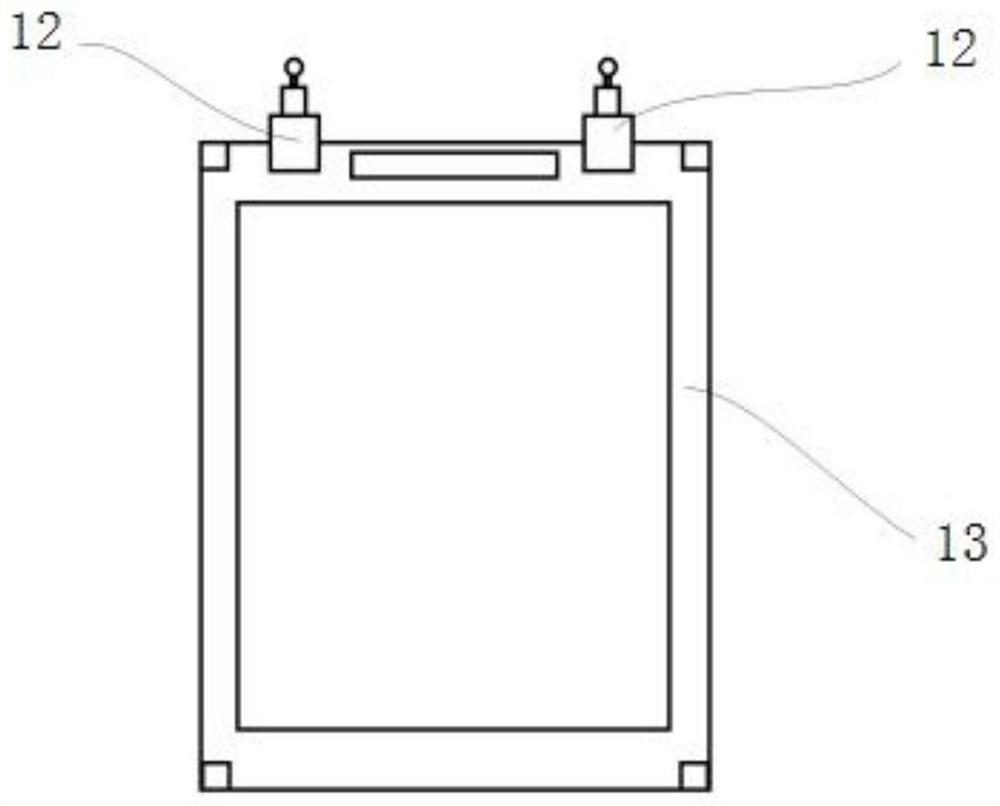 A clamping device for DR equipment suitable for complex environments on site