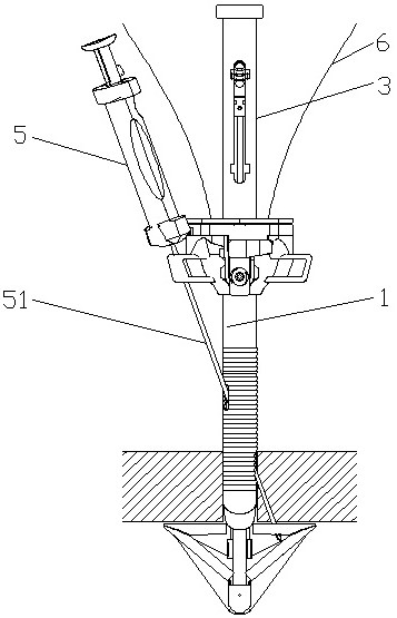 Abdominal cavity puncture and suture device