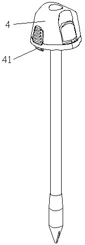 Abdominal cavity puncture and suture device